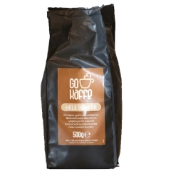 Gokaffe 500g Hele bønner, Mørkbrent