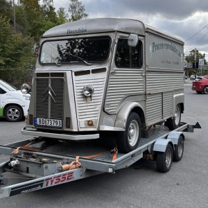 Fra gammel Citroën HY til kaffebil