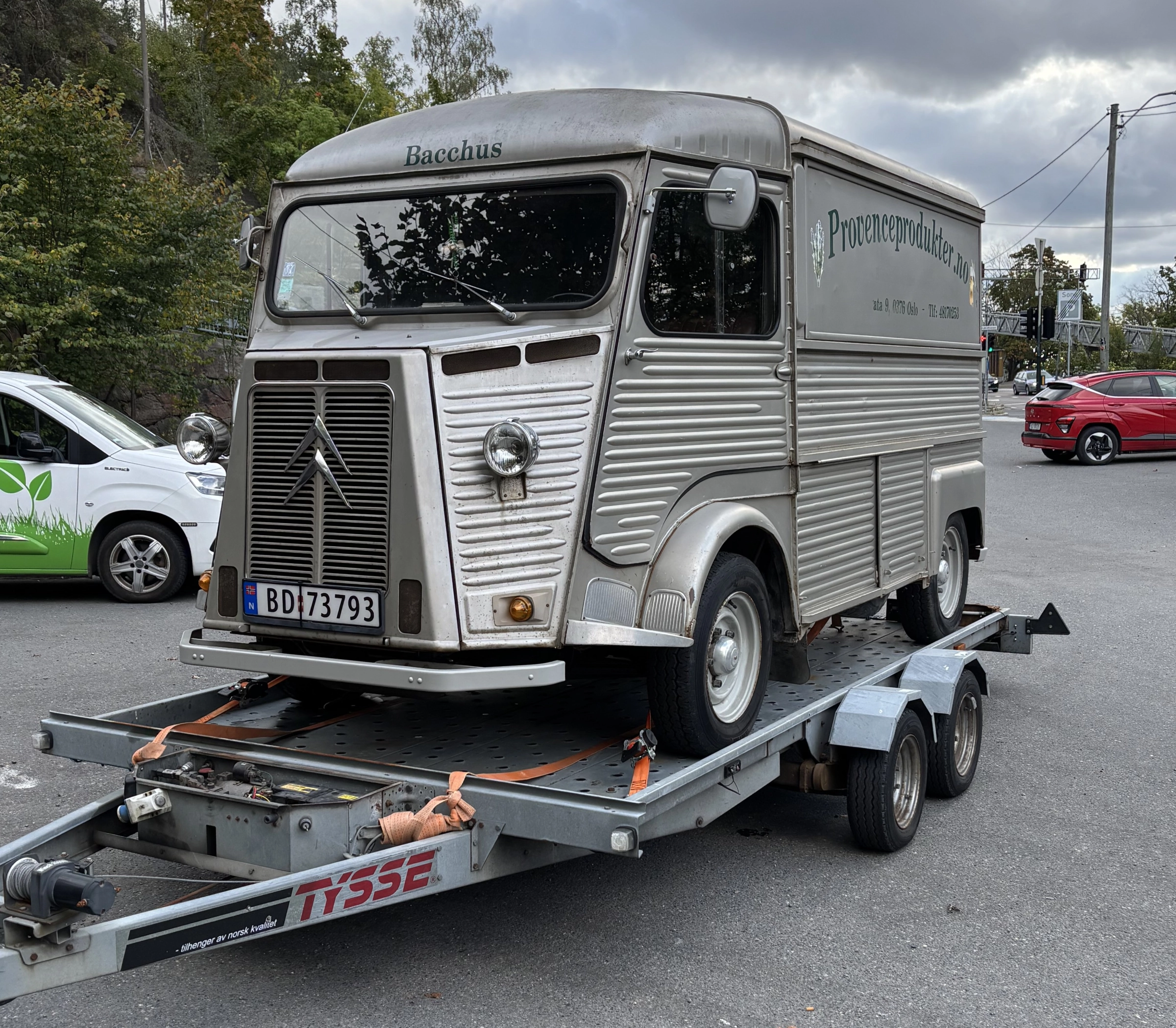 Citroën HY ved starten av restaureringsprosjektet